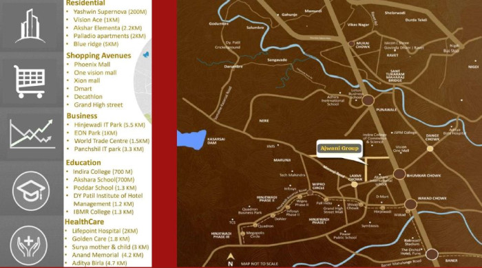 Ajwani Prissa Pratham, Pune - 2/3 BHK Apartment