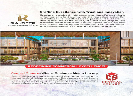 Central Square, Lucknow - Premium Shop & Showroom