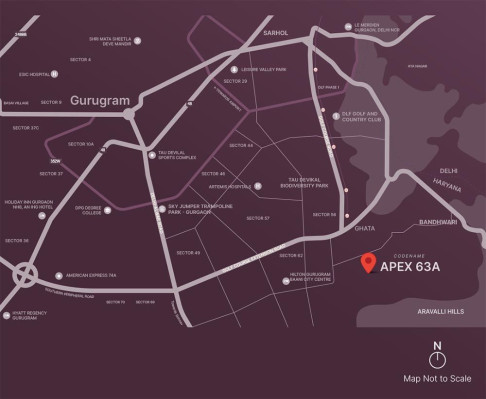 Code Name Apex 63A, Gurgaon - 3 & 4 BHK Grande Residences