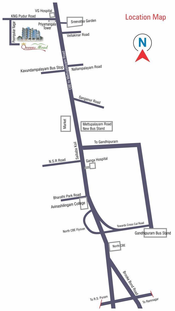 Queens Mead, Coimbatore - 16 Premium 2 BHK Apartments