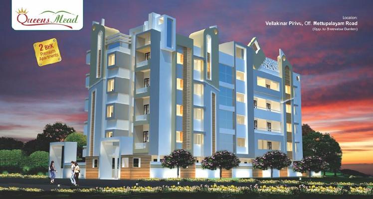 Queens Mead, Coimbatore - 16 Premium 2 BHK Apartments