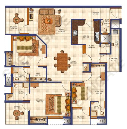 Periyar Blossom Tower, Kochi - Residential Heights