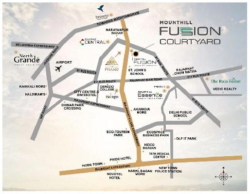 Fussion Courtyard, Kolkata - 2/3/4 BHK Luxurious Residencies