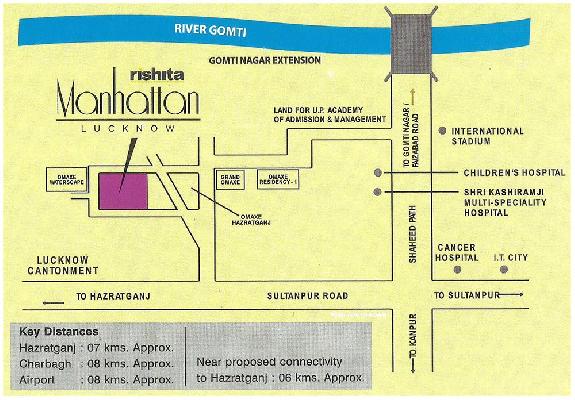 Rishita Manhattan, Lucknow - 2 BHK & 3 BHK Apartments