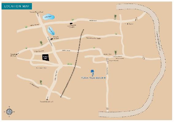 Purva Palm Beach, Bangalore - 2/3 BHK Flats