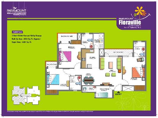 Paramount Floraville, Noida - 2,3,4 Bed Room Apartments