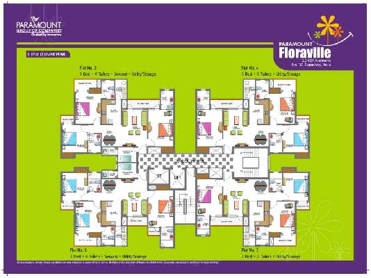 Paramount Floraville, Noida - 2,3,4 Bed Room Apartments