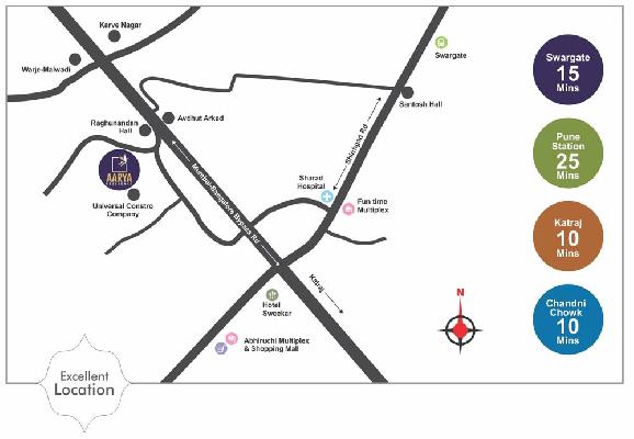 Aarya Residency, Pune - 2 BHK Lovish Apartments