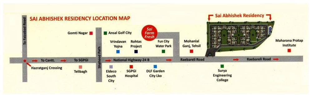 Sai Abhishek Residency, Lucknow - Luxury Finish Apartments