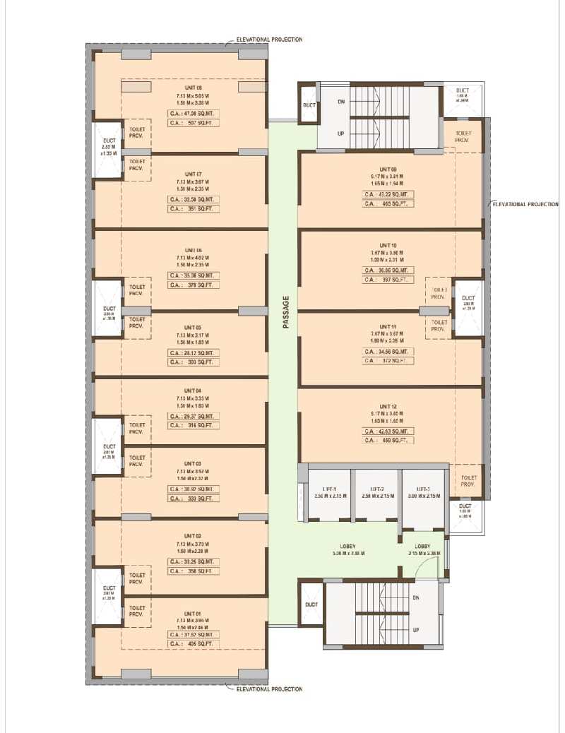 Office Space 303 Sq.ft. for Sale in