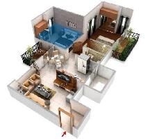 2 BHK Flat for Sale in Chakan, Pune