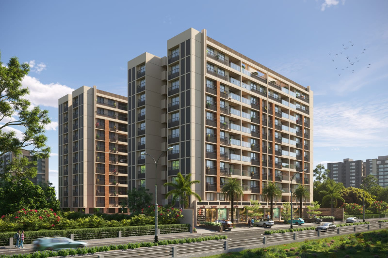 3 BHK Apartment 215 Sq. Yards for Sale in Tragad, Ahmedabad