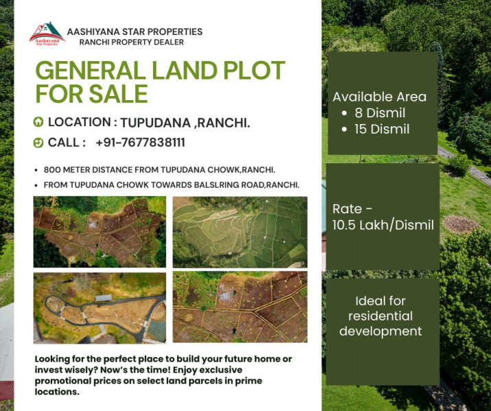  3500 Sq.ft. Residential Plot for Sale in Tupudana, Ranchi
