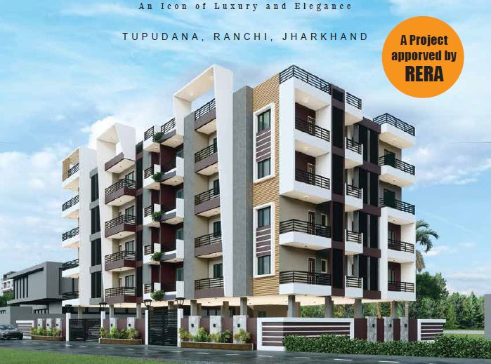3 BHK 1448 Sq.ft. Apartment for Sale in Tupudana, Ranchi