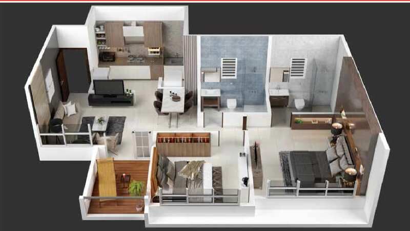 2 BHK Apartment 616 Sq.ft. for Sale in Hinjewadi Phase 3, Pune