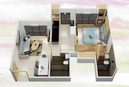 1 BHK Apartment 495 Sq.ft. for Sale in Wadala East, Mumbai