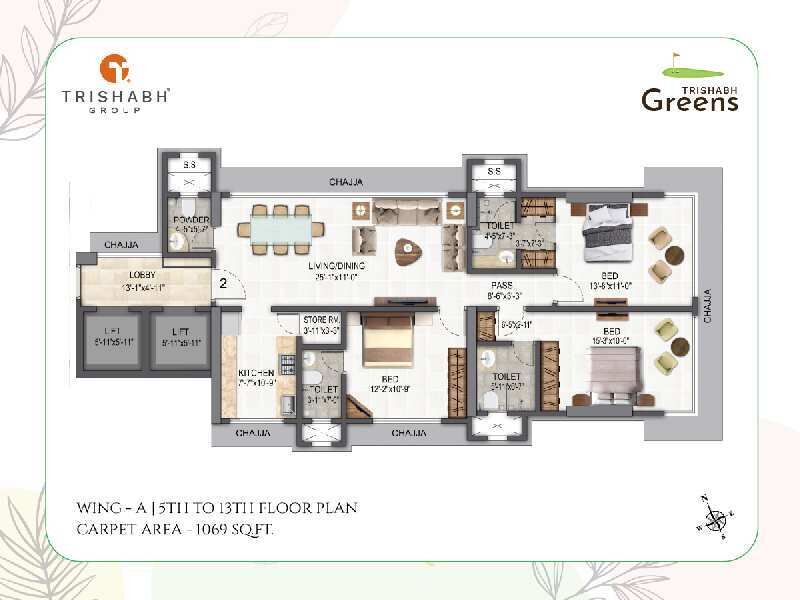 3 BHK 1625 Sq.ft. Apartment for Sale in Chembur, Mumbai