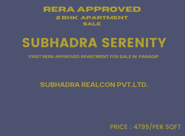2 BHK Apartment 1200 Sq.ft. for Sale in Paradip, Jagatsinghapur