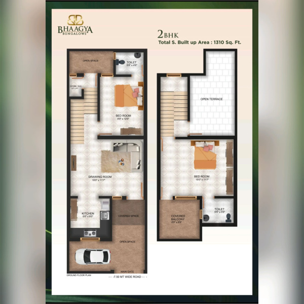 3 BHK 1310 Sq.ft. House for Sale in Airport Ring Road, Bhuj