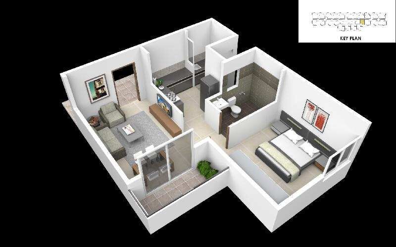 1 BHK Apartment 645 Sq.ft. for Sale in Chandapura, Bangalore