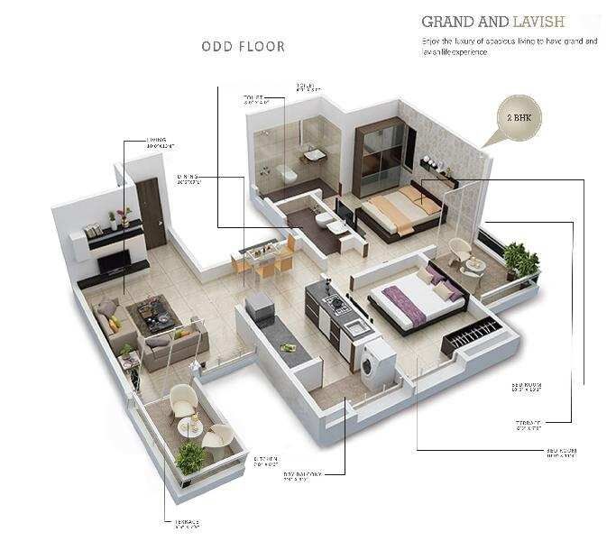 2 BHK Apartment 40000 Sq.ft. for Sale in Hinjewadi Phase 2, Pune