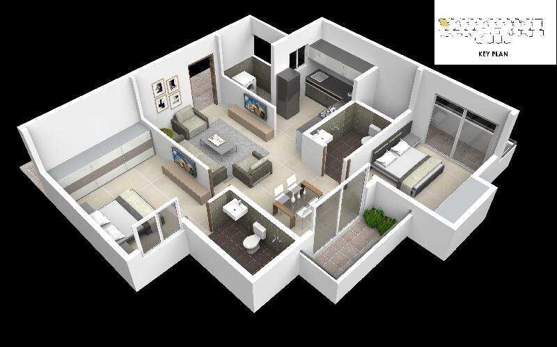 2 BHK Apartment 1015 Sq.ft. for Sale in Chandapura, Bangalore