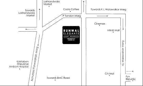 3 BHK Apartment 1760 Sq.ft. for Sale in Lokhandwala, Andheri West, Mumbai