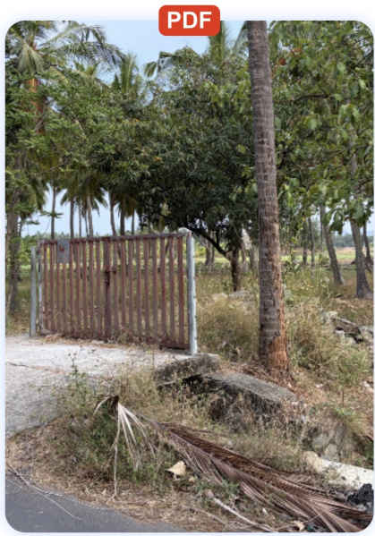  33 Cent Residential Plot for Sale in Thesur, Kanyakumari