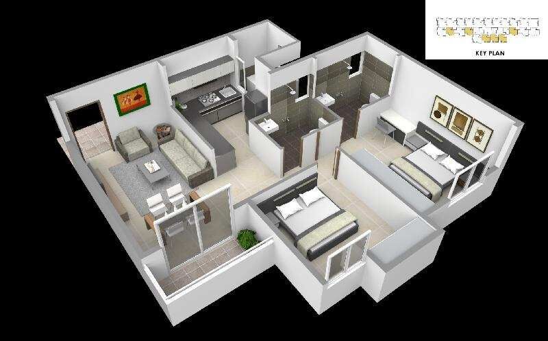 2 BHK Apartment 975 Sq.ft. for Sale in Anekal, Bangalore