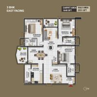 3 BHK Flat for Sale in Financial District, Nanakramguda, Hyderabad