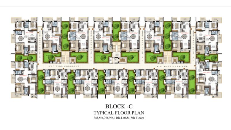 3 BHK Apartment 1882 Sq.ft. for Sale in Bandlaguda Jagir, Hyderabad