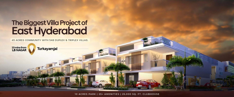 4 BHK Villa 3280 Sq.ft. for Sale in Sagar Highway, Hyderabad