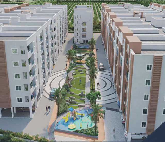 2 BHK Apartment 1100 Sq.ft. for Sale in Ramachandra Puram, Hyderabad
