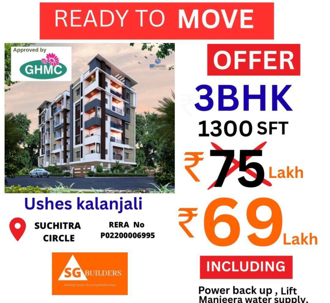  1300 Sq.ft. Residential Plot for Sale in Jeedimetla, Hyderabad