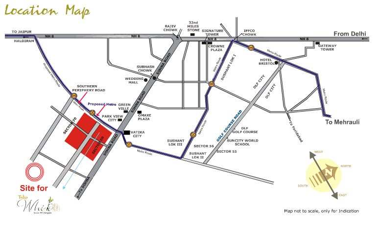 3 BHK 1326 Sq.ft. Apartment for Sale in Sector 69, Sohna Road, Gurgaon