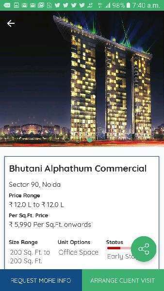  200 Sq.ft. Commercial Shop for Sale in Sector 90 Noida