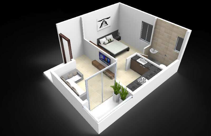 1 BHK Apartment 520 Sq.ft. for Sale in Anekal, Bangalore