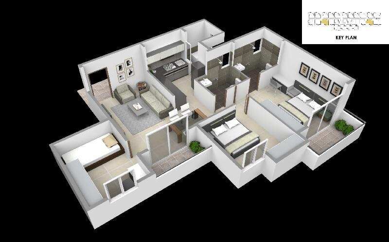 3 BHK Apartment 1190 Sq.ft. for Sale in Chandapura, Bangalore