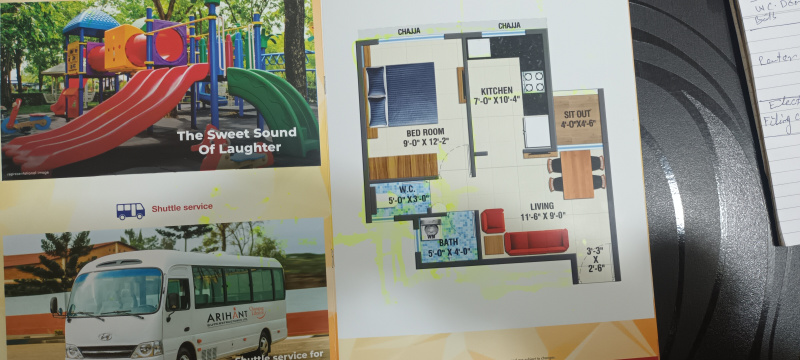 1 BHK Apartment 650 Sq.ft. for Sale in Taloja, Navi Mumbai