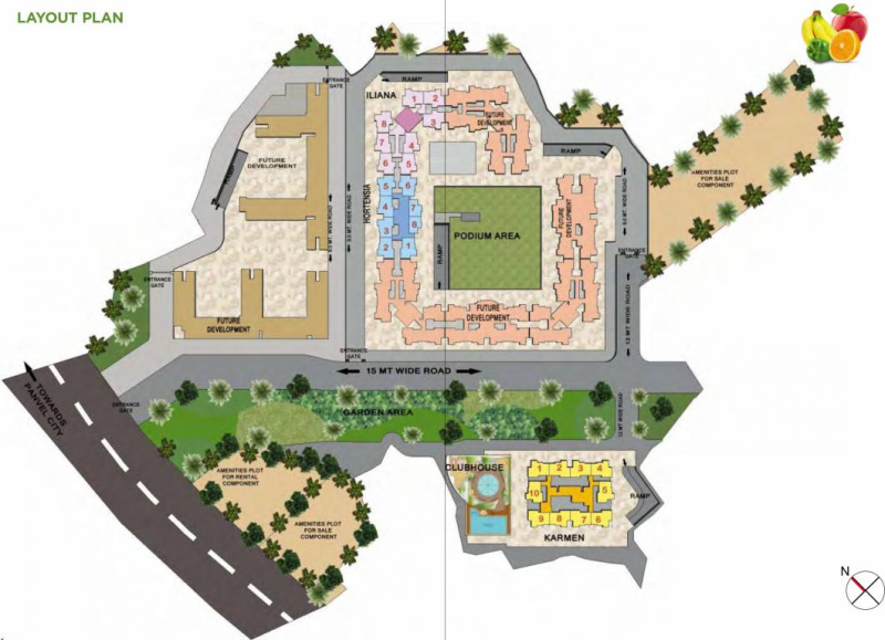 1 BHK Apartment 705 Sq.ft. for Sale in Palaspe Phata, Panvel, Navi Mumbai