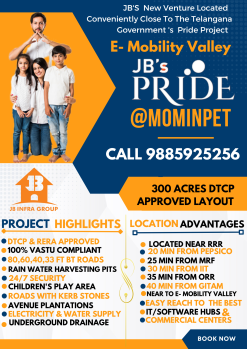  Residential Plot for Sale in Mominpet Mandal, Vikarabad