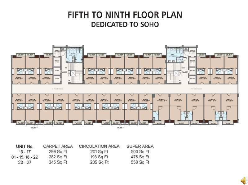  Commercial Shop 325 Sq.ft. for Sale in Dhakoli, Zirakpur