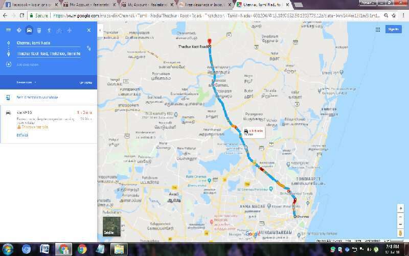  Residential Plot 600 Sq.ft. for Sale in Ponneri, Thiruvallur