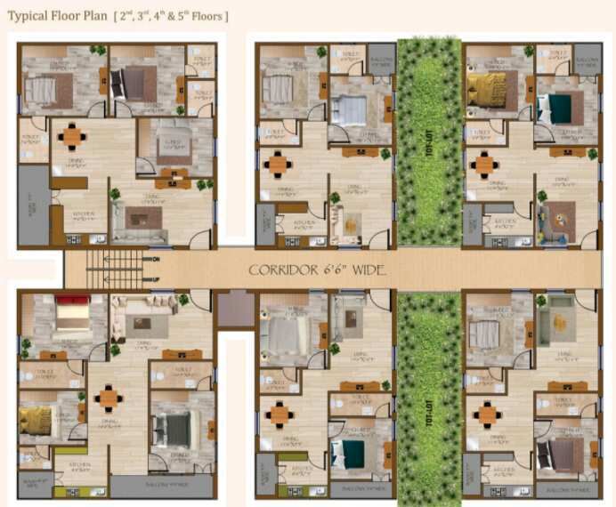2 BHK Apartment 1150 Sq.ft. for Sale in Prasadampaddu, Vijayawada