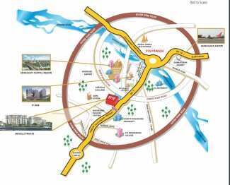 2 BHK Apartment 1260 Sq.ft. for Sale in NH 5, Vijayawada