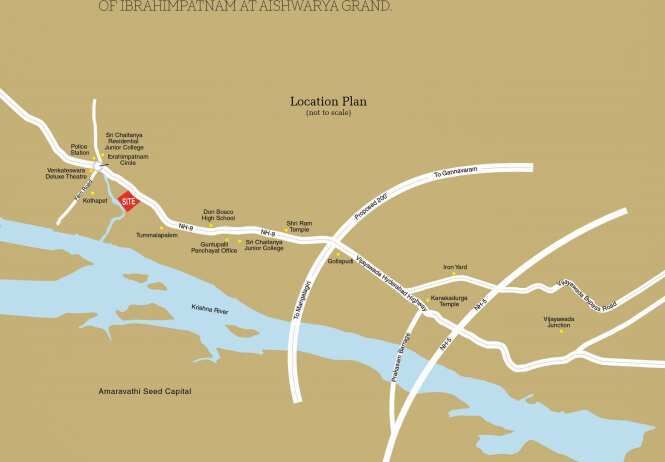 3 BHK Apartment 1791 Sq.ft. for Sale in Ibrahimpatnam, Vijayawada