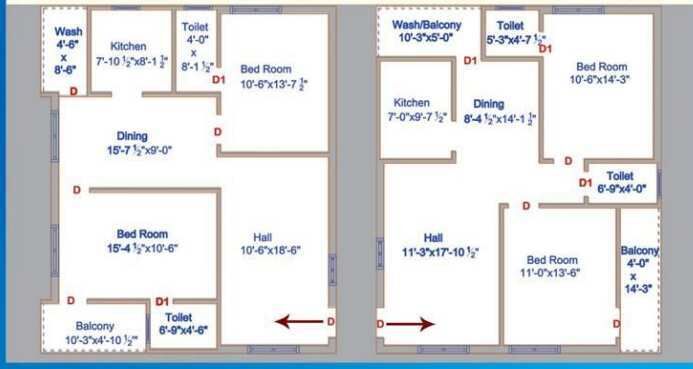 2 BHK Apartment 1180 Sq.ft. for Sale in Penamaluru, Vijayawada