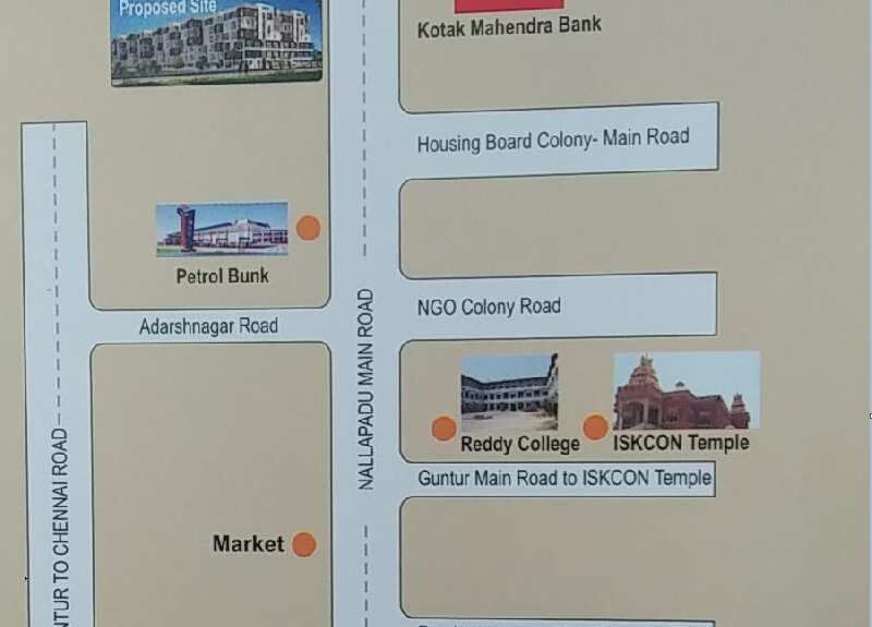 2 BHK Apartment 1150 Sq.ft. for Sale in Nallapadu Road, Guntur