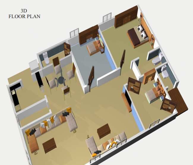 3 BHK Apartment 1532 Sq.ft. for Sale in Ajit Singh Nagar, Vijayawada
