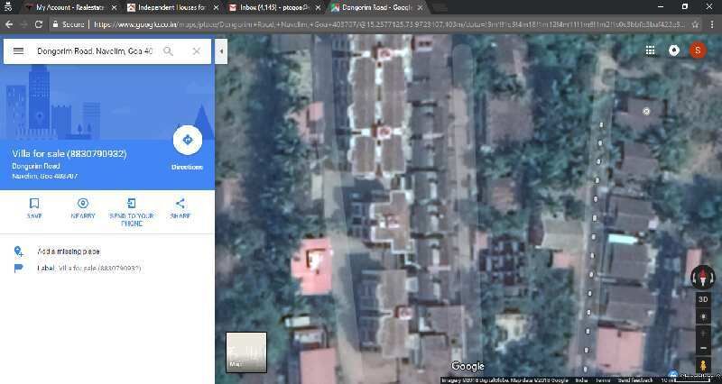 5 BHK Villa 3300 Sq.ft. for Sale in Dongorim, Majorda, Goa